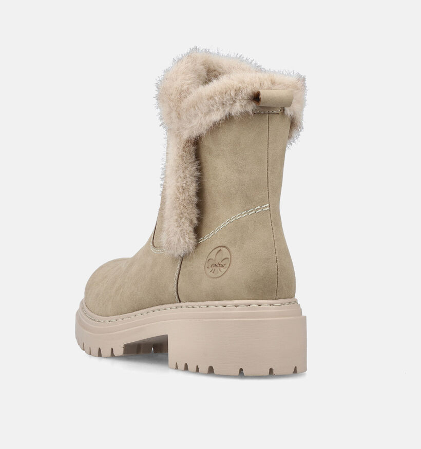 Rieker Bottines Chelsea en Beige pour femmes (347429)