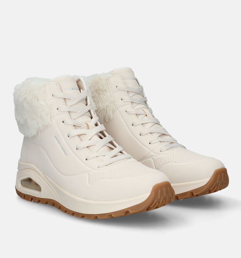 Skechers Uno Rugged Fall Air Baskets en Écru pour femmes (345125)