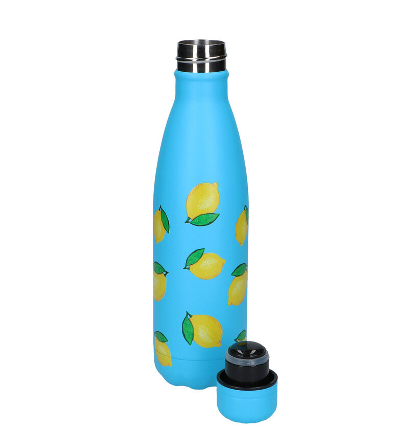 Chilly's Emma Icons Lemon Gourde en Bleu 500ml pour filles, hommes, femmes, garçons (283541)