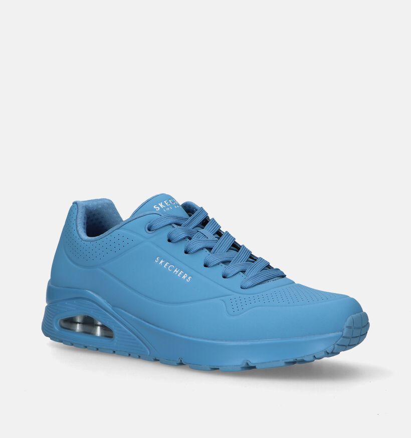 Skechers Uno Stand On Air Turquoise Sneakers voor heren (335552)