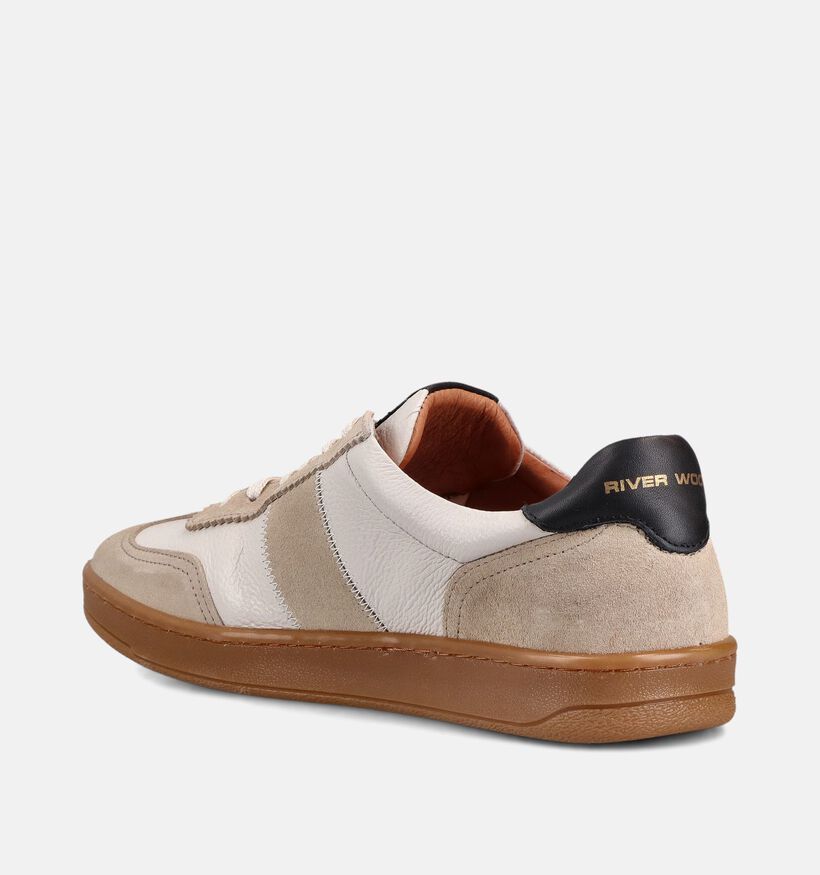 River Woods Daan Lichtbeige Veterschoenen voor heren (373393) - geschikt voor steunzolen