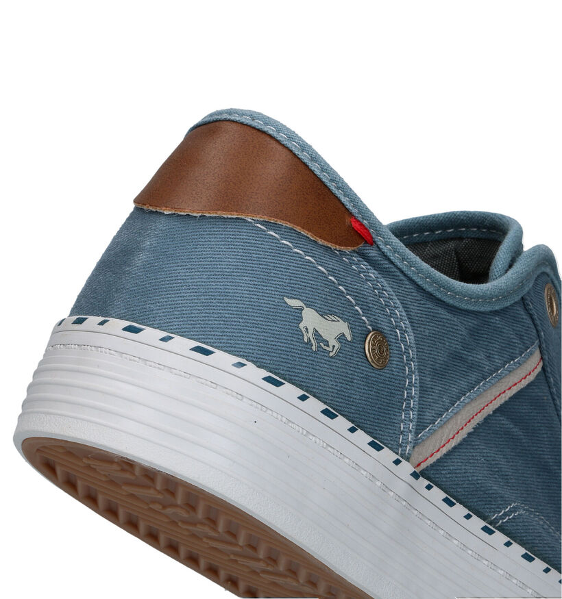 Mustang Blauwe Slip-on Sneakers voor dames (320438)