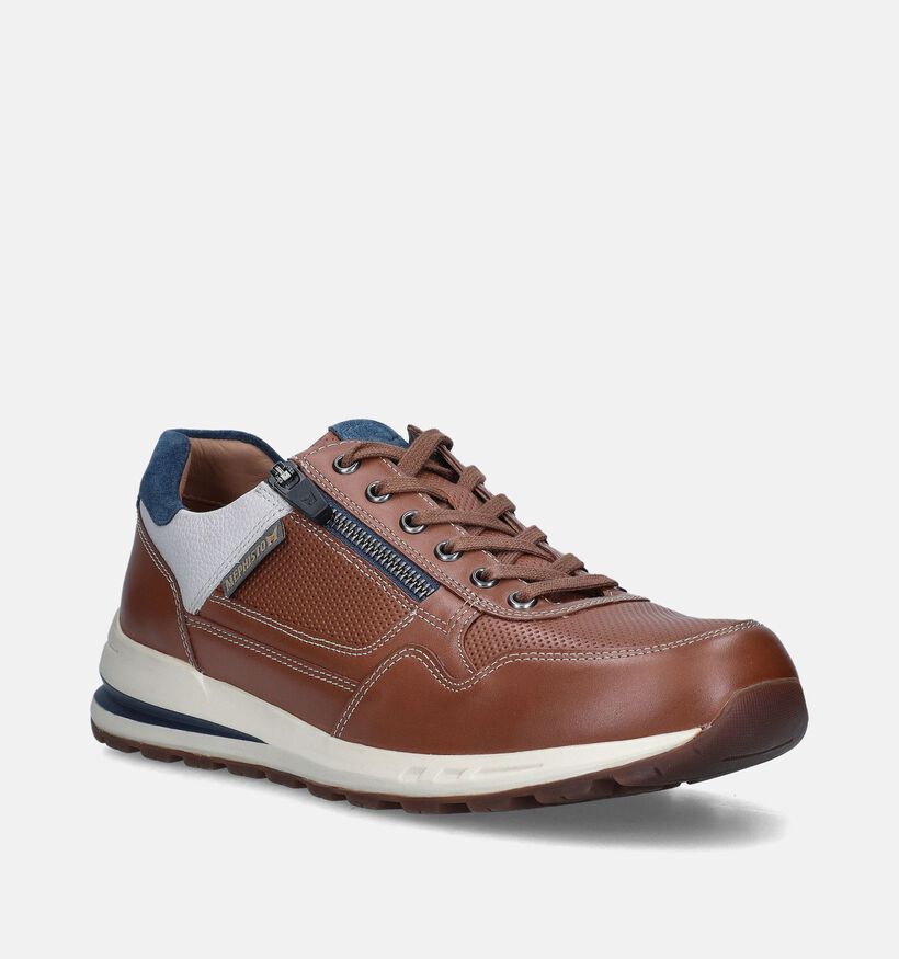 Mephisto Bradley Randy Chaussures à lacets en Cognac pour hommes (354624) - pour semelles orthopédiques