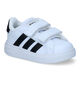 adidas Grand Court 2.0 Baskets en Blanc pour garçons, filles (314998) - pour semelles orthopédiques