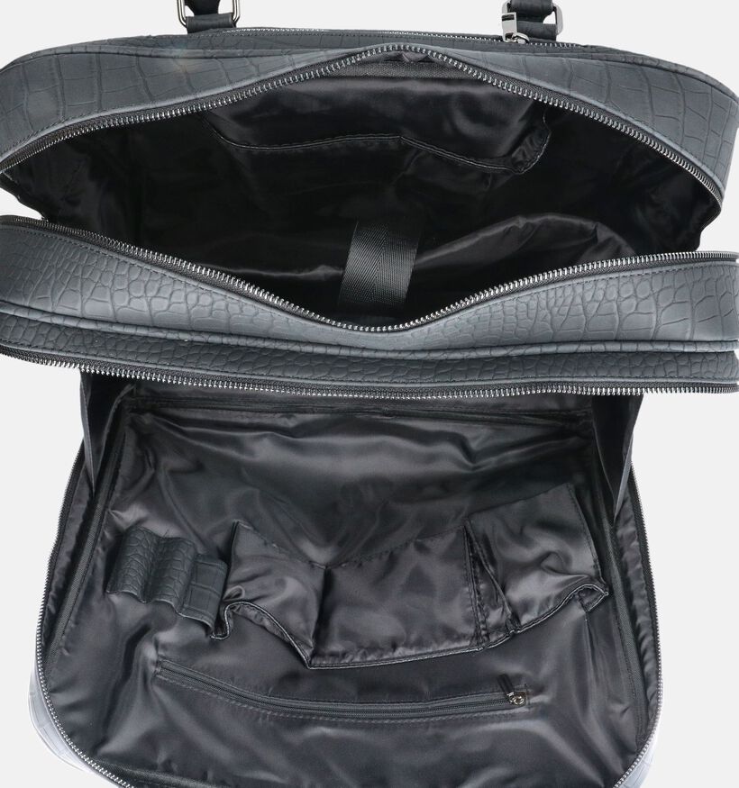 Olivia Lauren Matteo Sac ordinateur Trolley Croco en Noir pour femmes (384022)