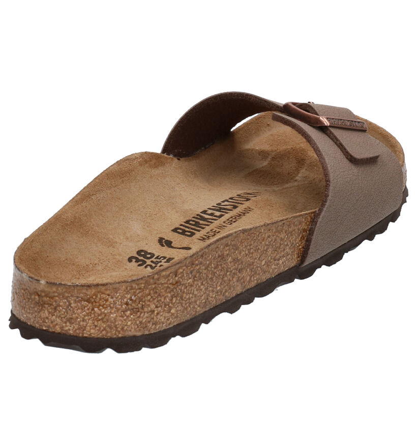Birkenstock Madrid Birko-Flor Witte Slippers voor dames (338044)