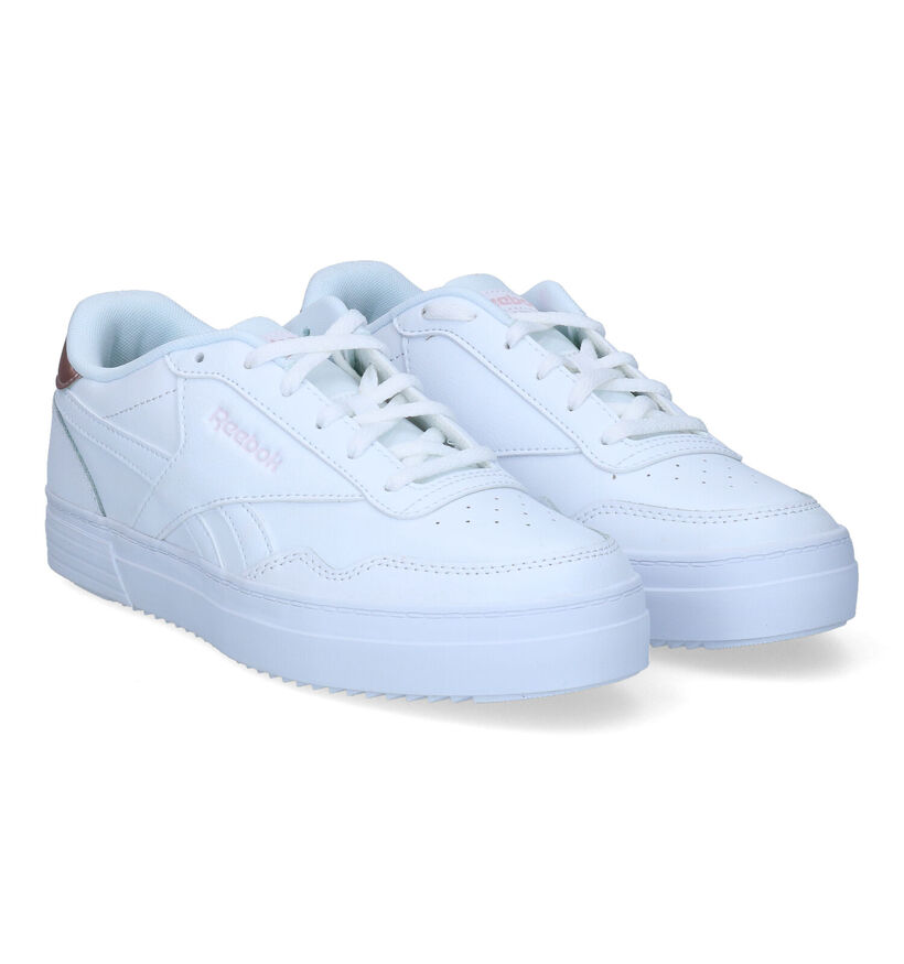 Reebok Royal Techque Baskets en Blanc en simili cuir (293480)