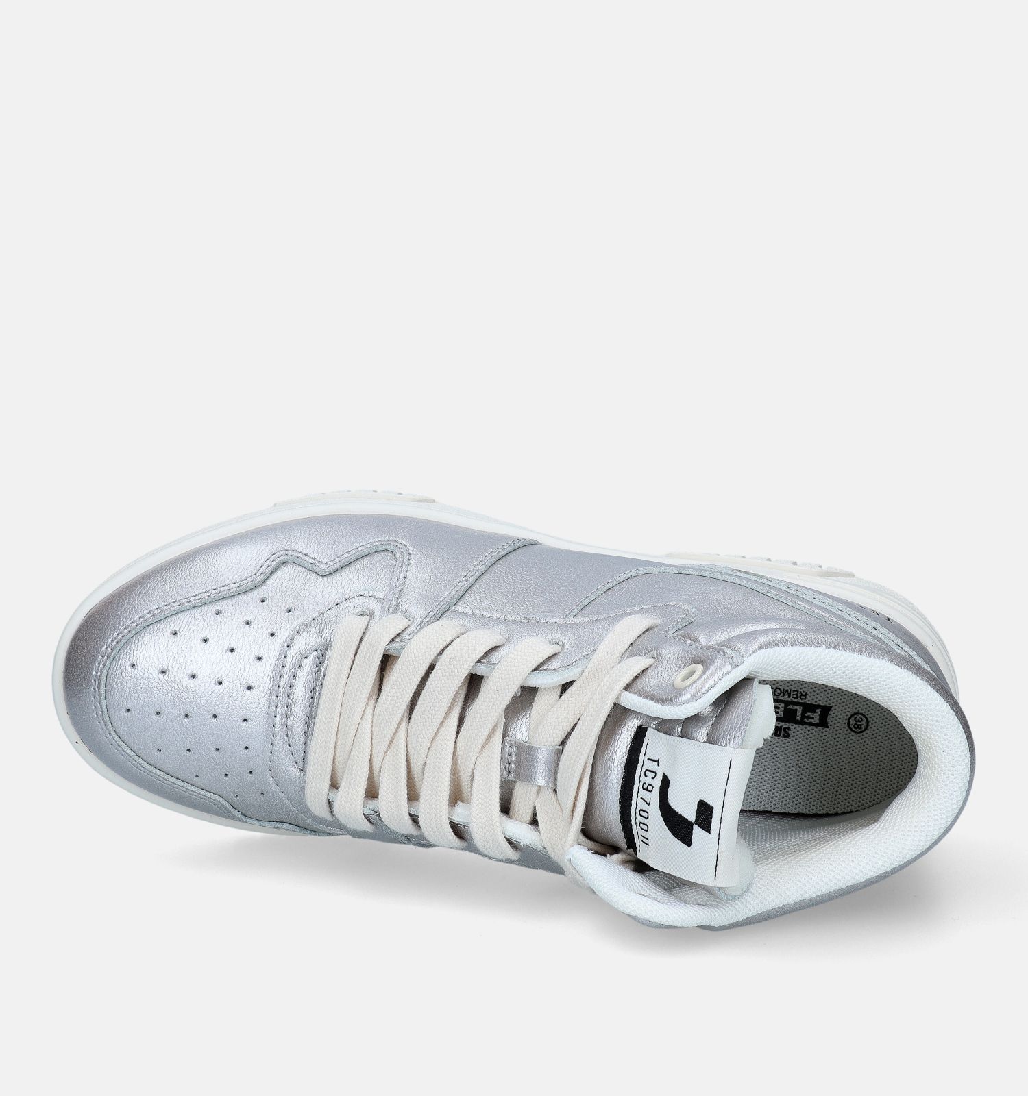Zilveren dames sneakers clearance