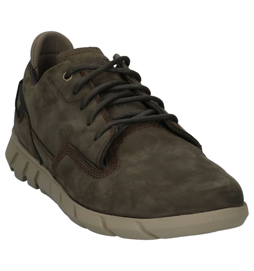 Kaki Casual Veterschoenen Caterpillar Camberwell in nubuck (225472)