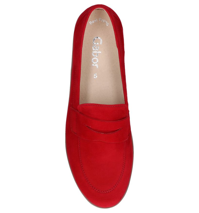 Best Fitting Loafers en Rouge en daim (245349)