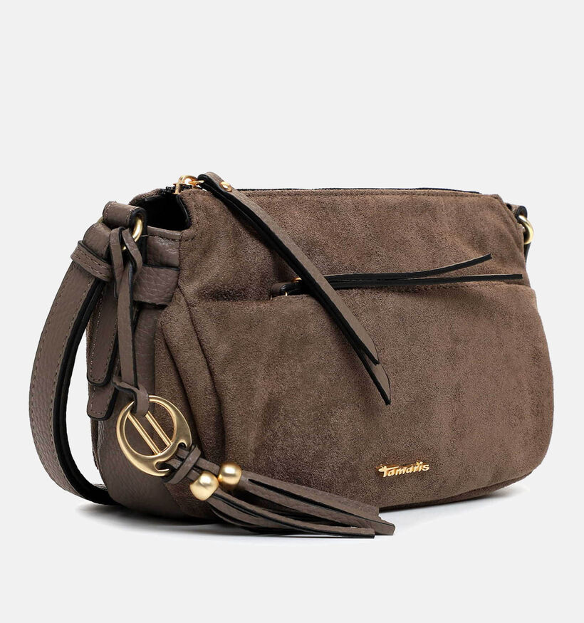 Tamaris Mareike Taupe Crossbodytas voor dames (378711)