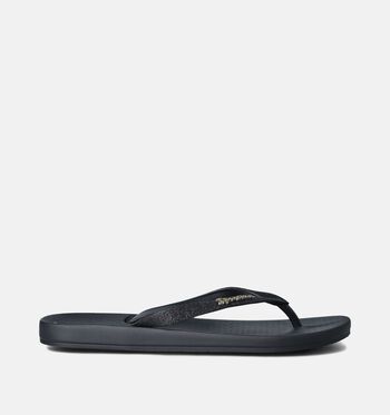 Teenslippers zwart