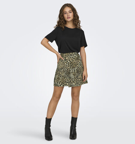 Jupe courte marron