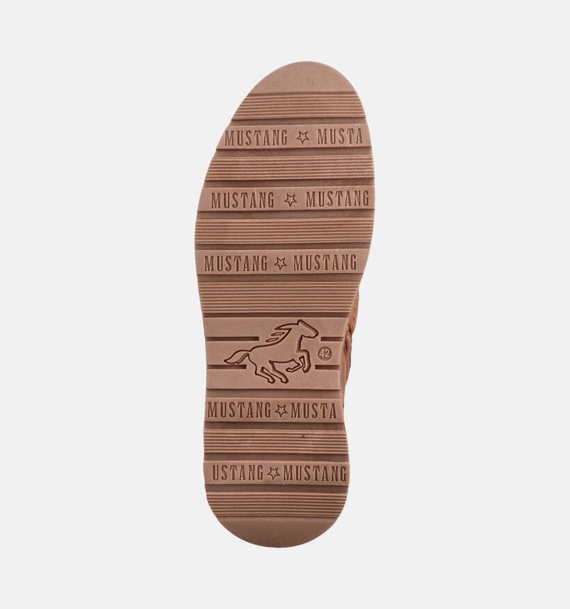 Mustang Cognac Boots met Veters voor heren (378974)