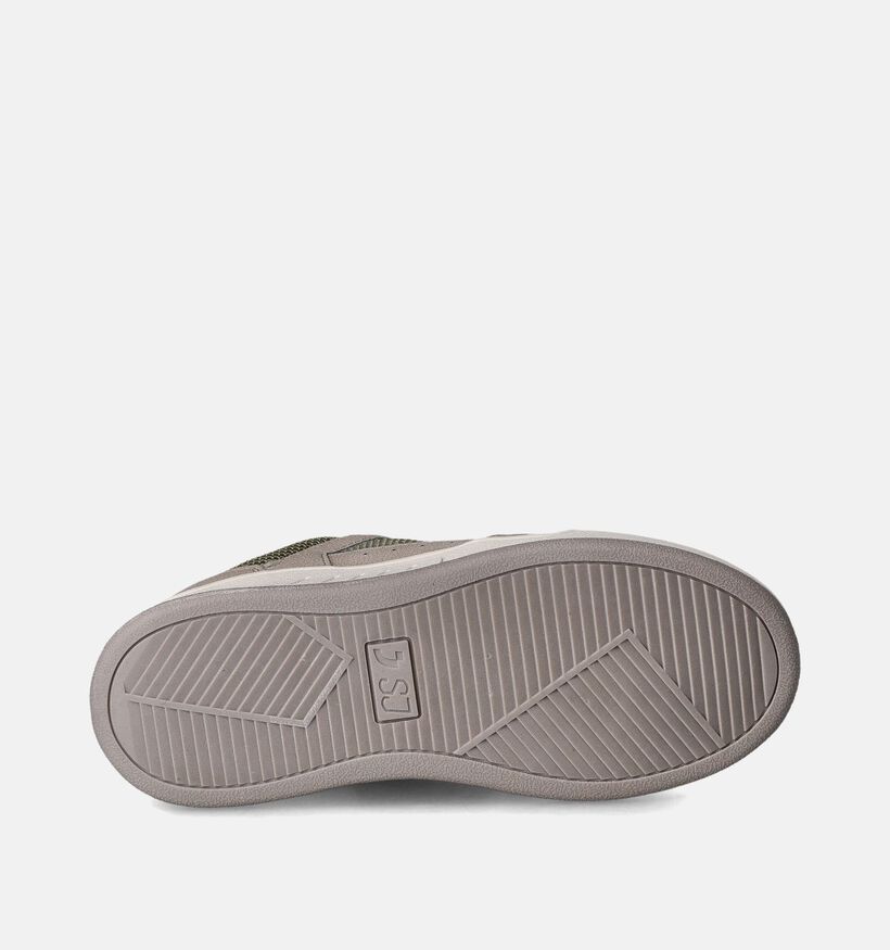SJ Kaki Veterschoenen voor jongens (354462) - geschikt voor steunzolen