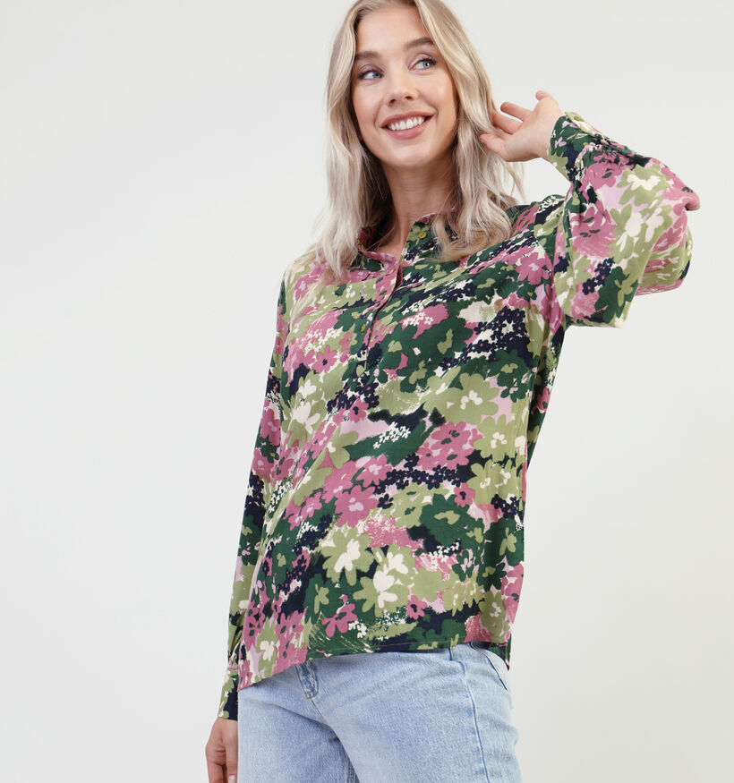 Pieces Jasmin Blouse en Vert pour femmes (332361)