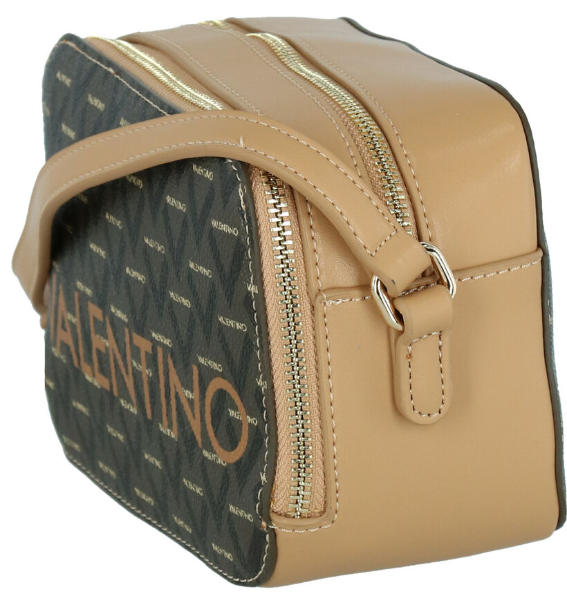 Valentino Handbags Liuto Sac porté croisé en Brun en simili cuir (259223)