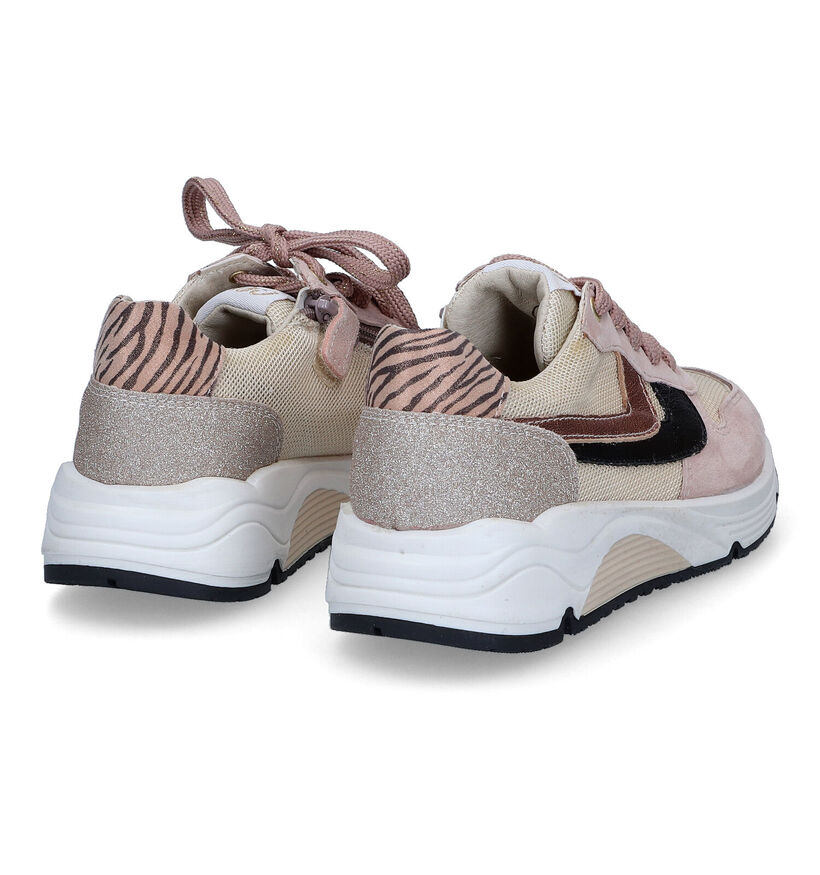 Little David Pauline Baskets en Rose pour filles (316158) - pour semelles orthopédiques