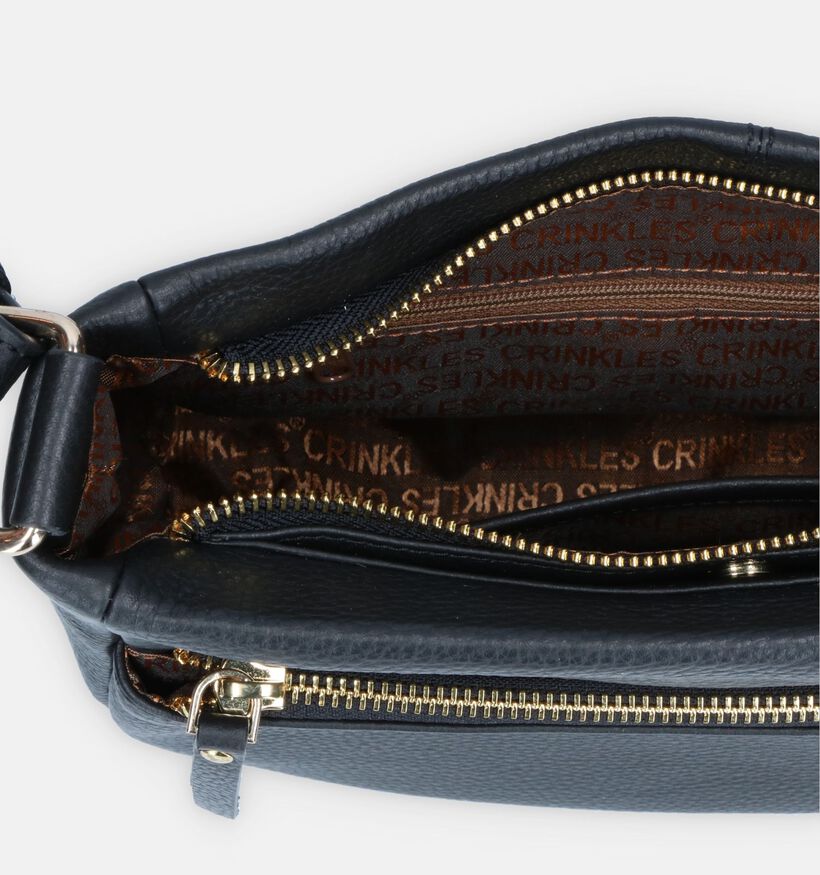 Crinkles Zwarte Crossbody tas voor dames (349844)