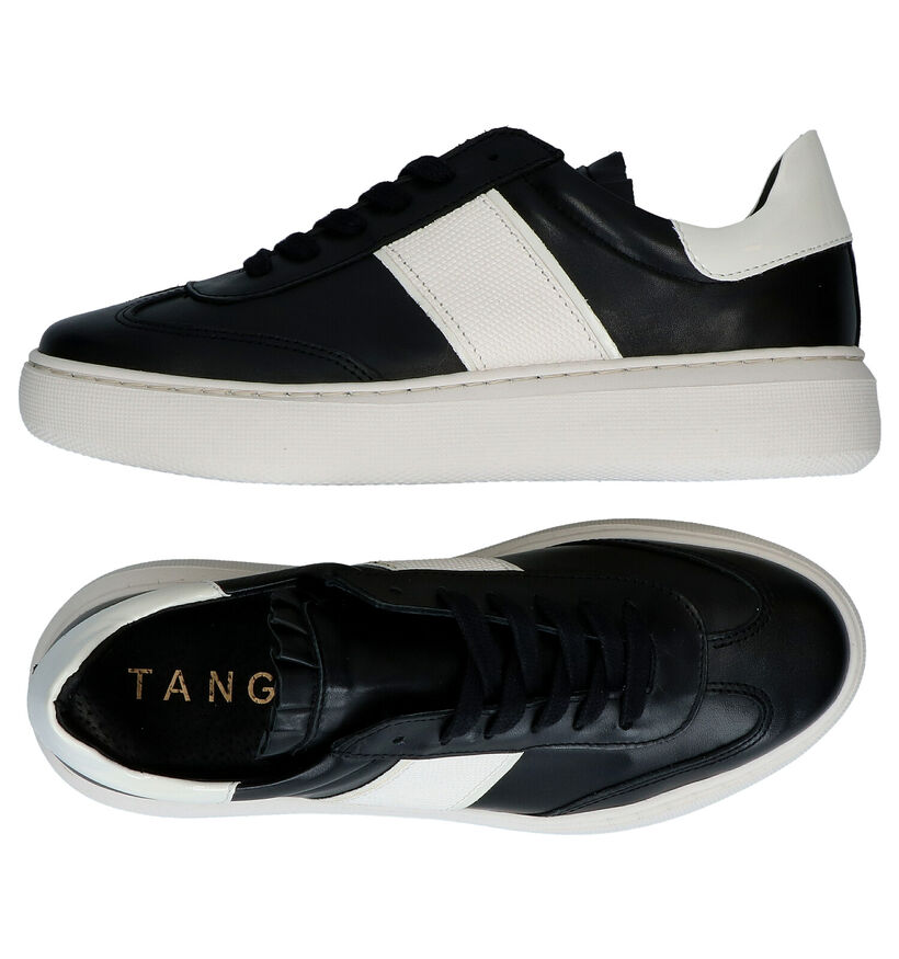 Tango Ingeborg Zwarte Veterschoenen in leer (298483)