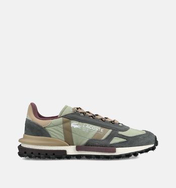 Lacoste Low Sneakers Zwart/Wit/Groen/Grijs
