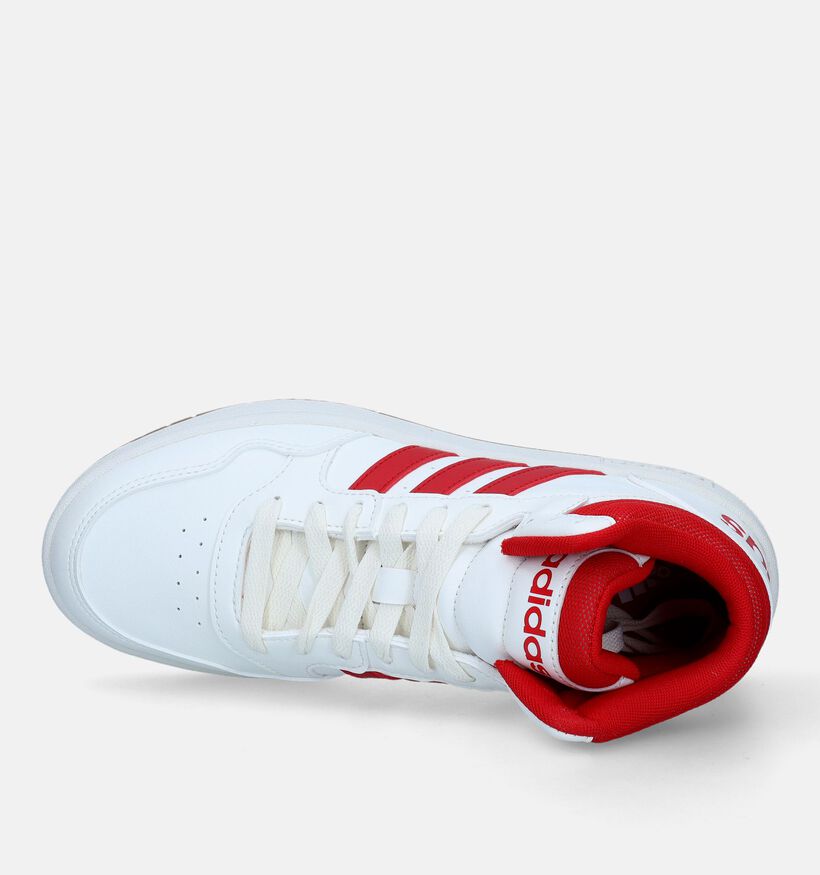 adidas Hoops 3.0 Mid Witte Sneakers voor dames (329410)