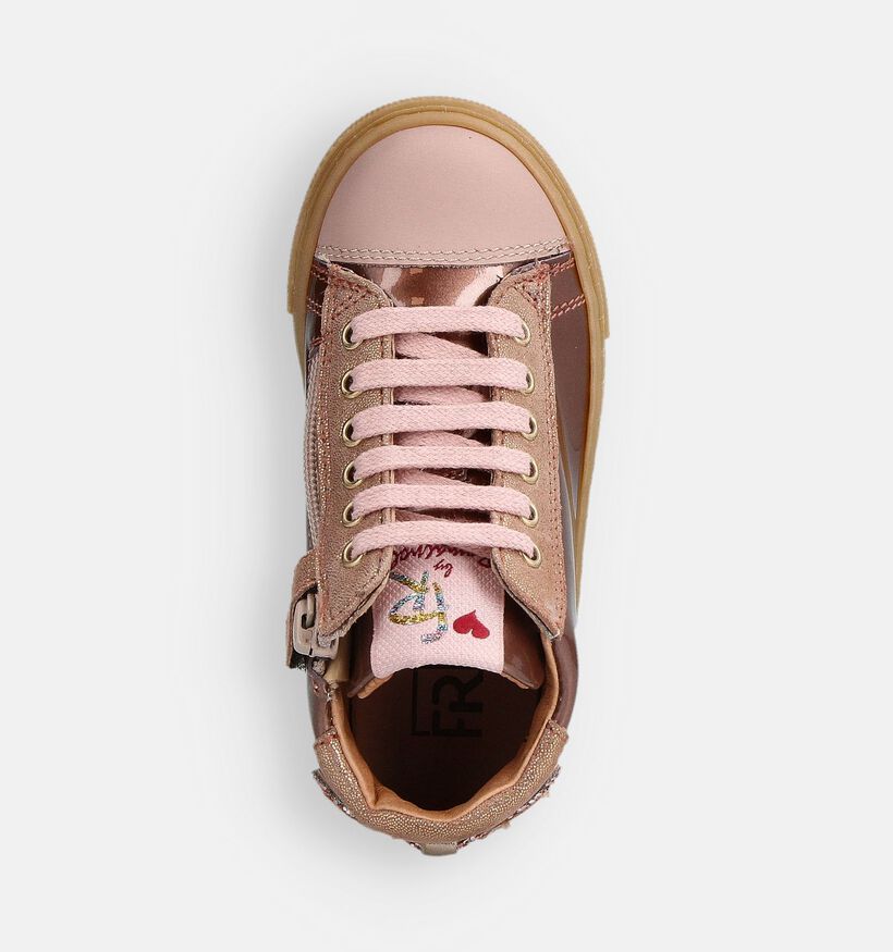 FR by Romagnoli Chaussures hautes en Rose pour filles (364833) - pour semelles orthopédiques