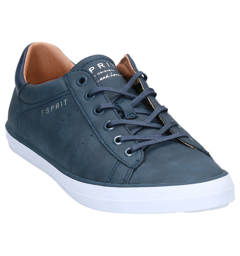 Esprit Miana Lu Blauwe Veterschoenen in kunstleer (270269)