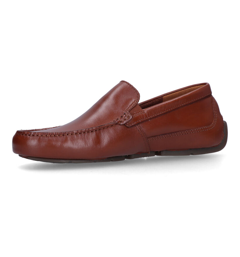 Clarks Markman Plain Loafers en Cognac pour hommes (321963)