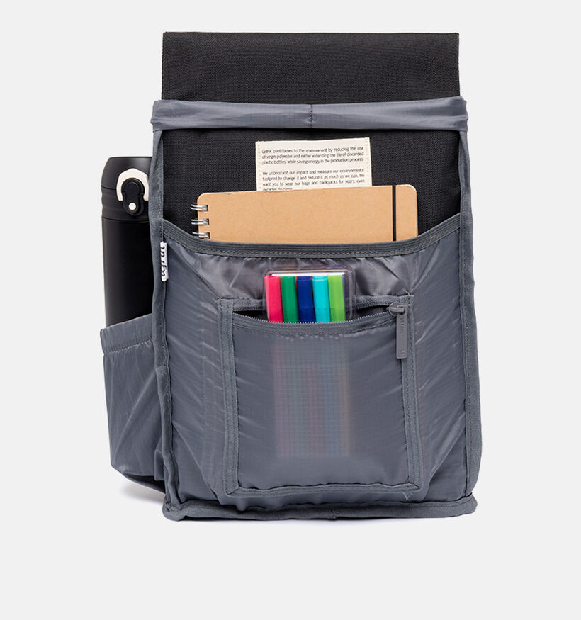 Lefrik Scout Mini Zwarte Rugzak voor dames, heren, meisjes, jongens (341608)