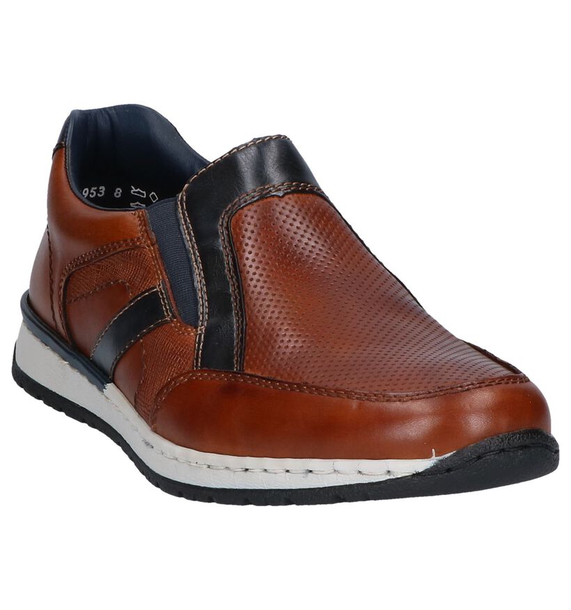 Rieker Chaussures slip-on en Cognac en simili cuir (247976)