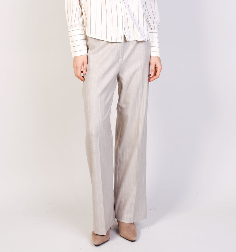 comma Beige Geklede Broek comma Beige Geklede Broek voor dames (364854)