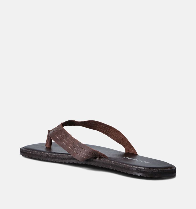 Jack & Jones Washton Bruine Teenslippers voor heren (352839)