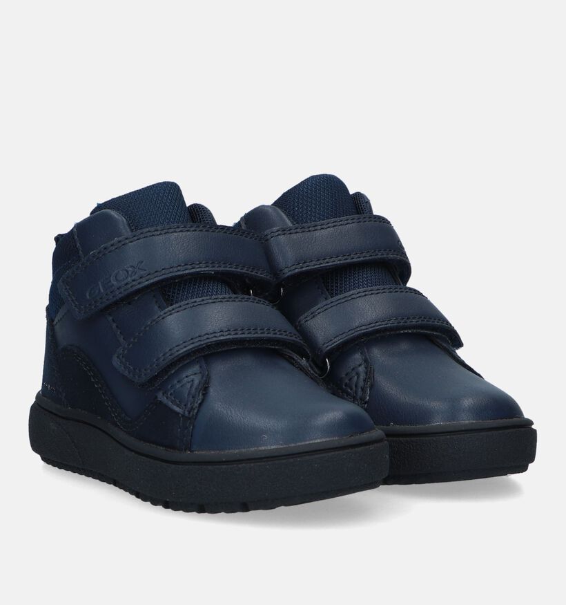 Geox Theleven Blauwe Velcroschoenen voor jongens (330096)