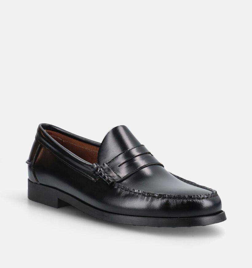 Via Borgo Loafers en Noir pour hommes (383003)