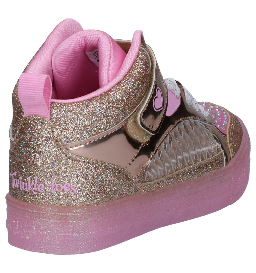 Skechers Twinkle Toes Sneakers Roze in stof (256140)