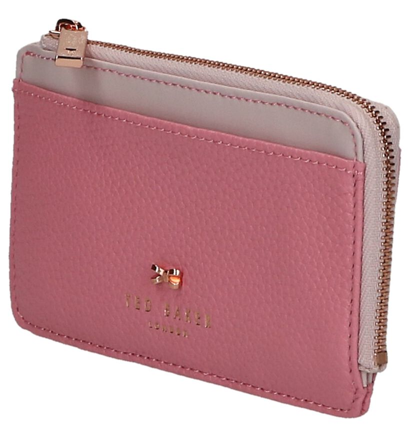 Roze Kaartenhouder Ted Baker Lotta in leer (236398)