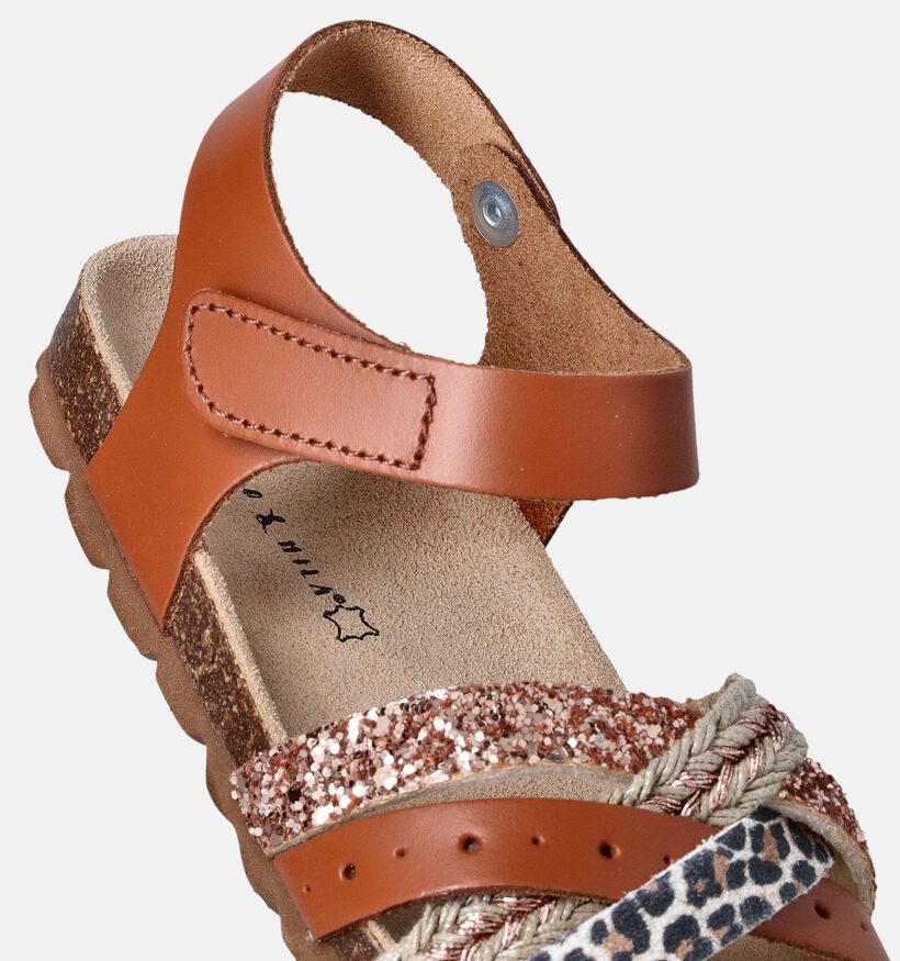 Milo & Mila Cognac Sandalen voor meisjes (356653)