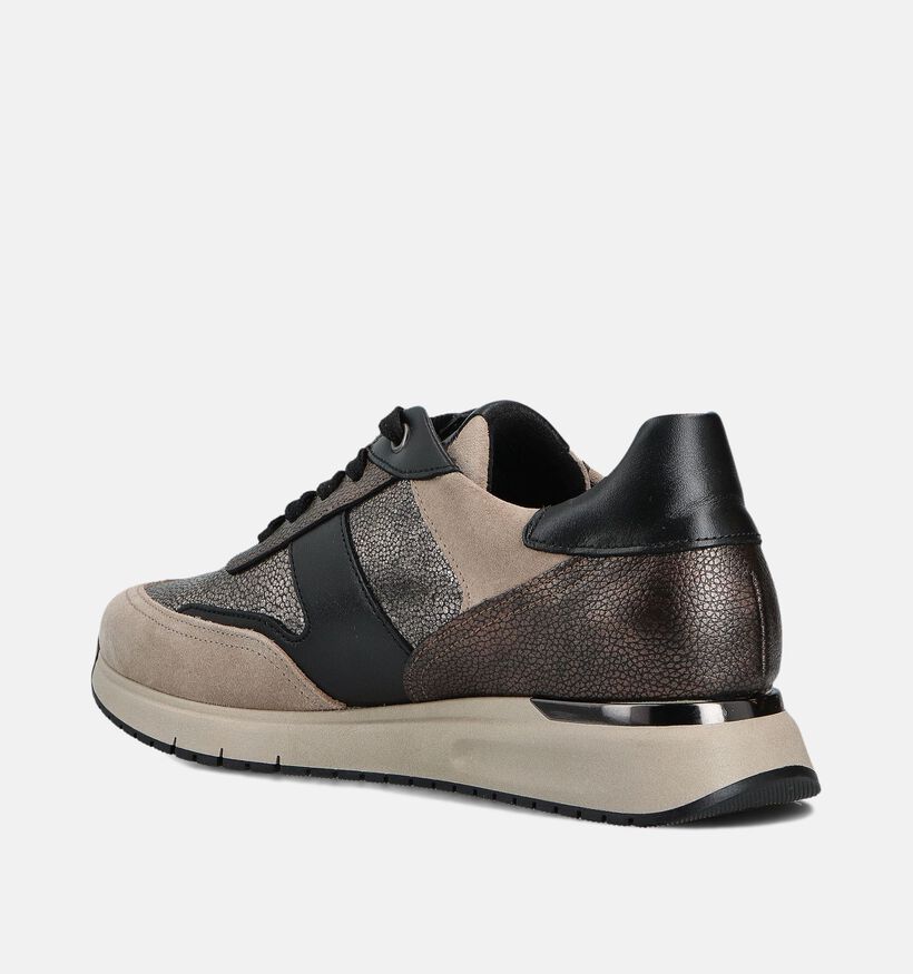 Gabor Chaussures à lacets en Taupe pour femmes (360307) - pour semelles orthopédiques