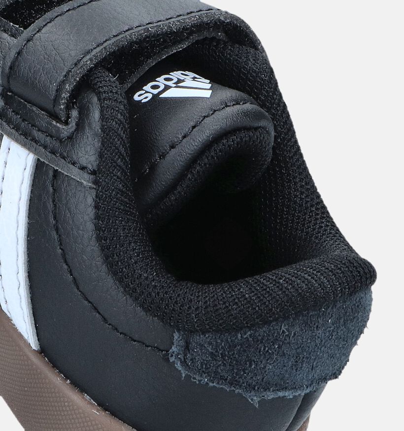 adidas VL Court 3.0 Zwarte Sneakers voor jongens, meisjes (348979)
