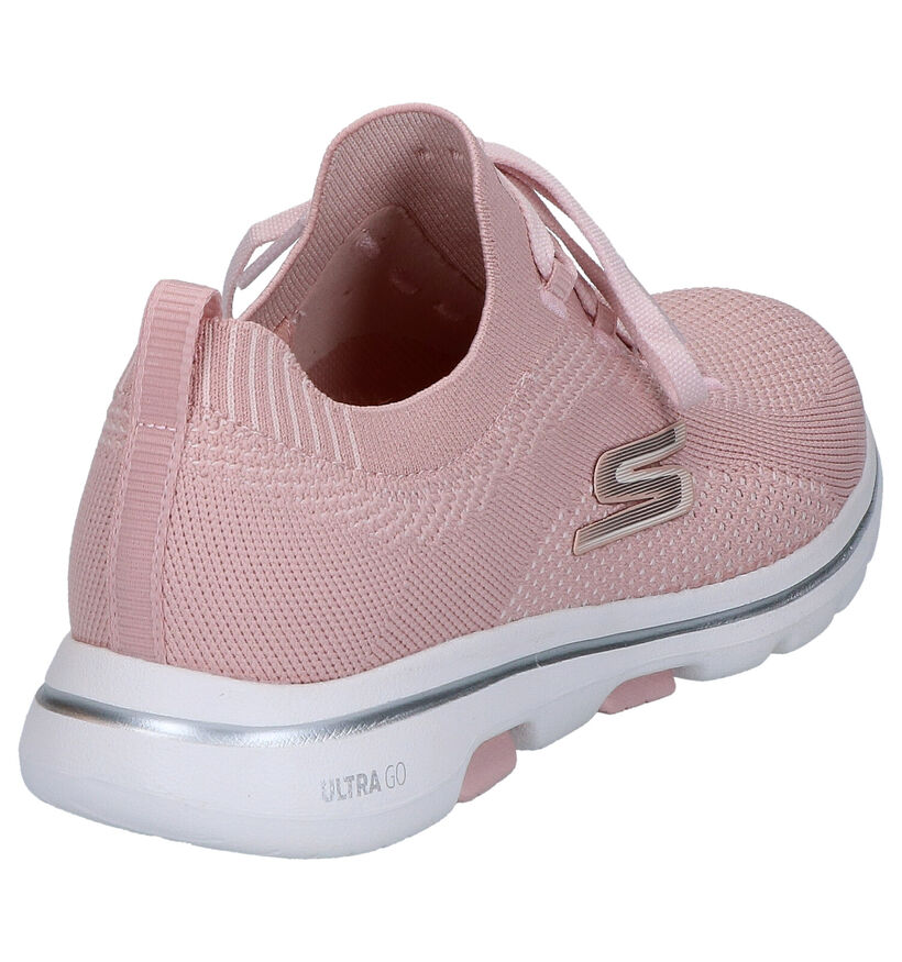 Skechers Baskets slip-on en Blanc en textile (272727)