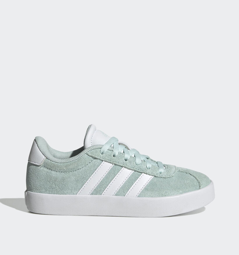 adidas VL Court 3.0 Turquoise Sneakers voor jongens, meisjes (357477) - geschikt voor steunzolen