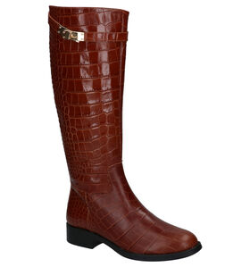 JHay Bottes en Cognac en cuir (281659)