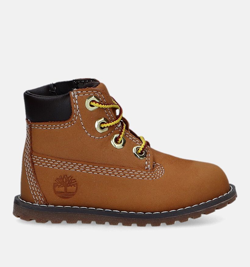 Timberland Pokey Pine 6IN BOOT Cognac Bottines voor jongens, meisjes (329073) - geschikt voor steunzolen