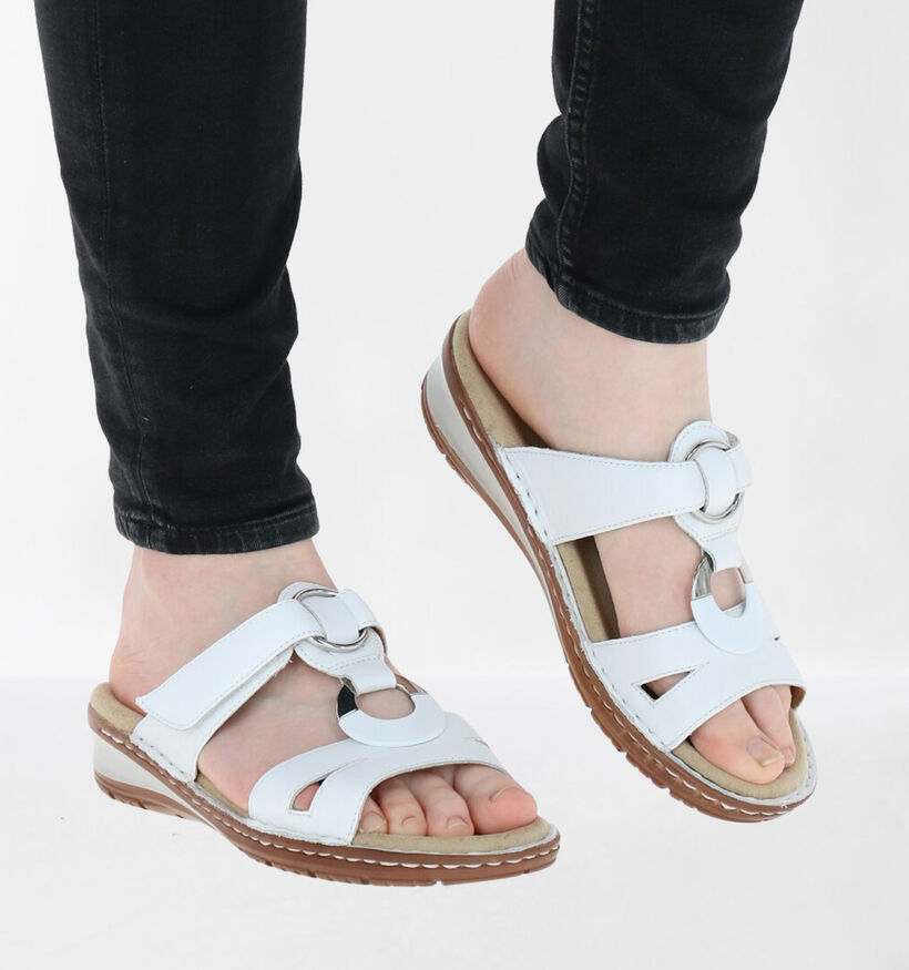 Ara Hawaii Nu-pieds en Blanc en cuir (284440)