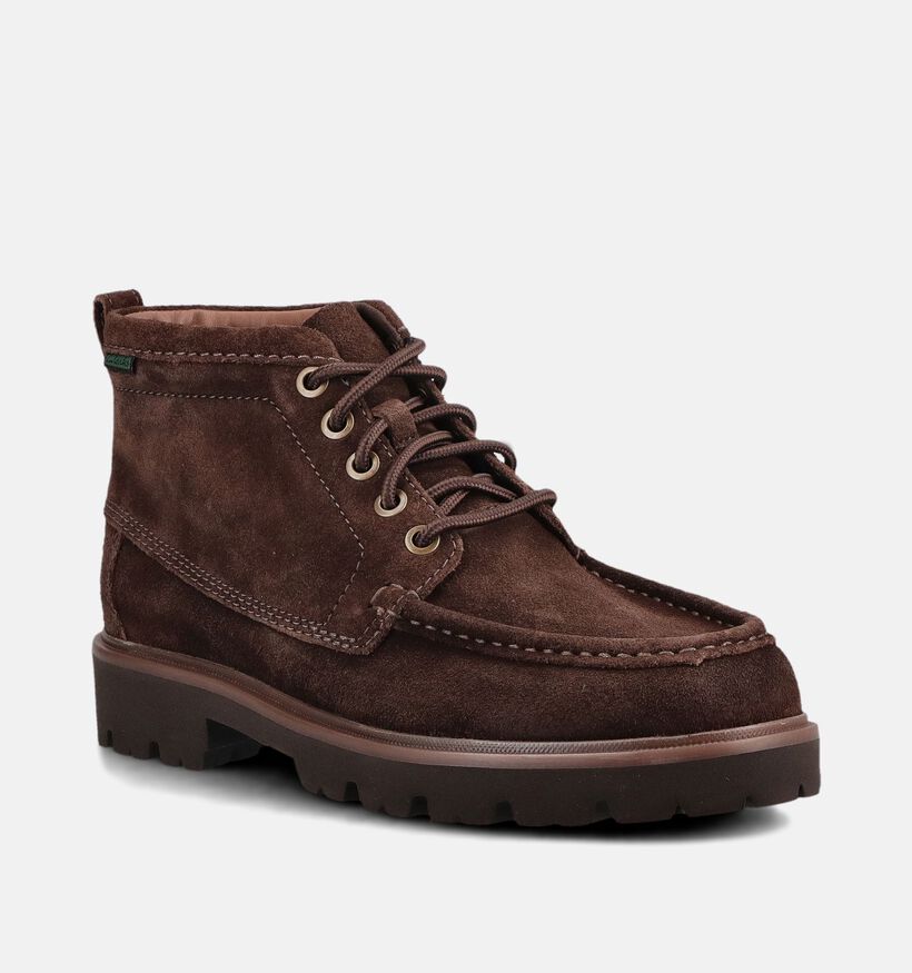 Clarks Cleyhill Donkerbruine Boots met Veters voor heren (376482) - geschikt voor steunzolen