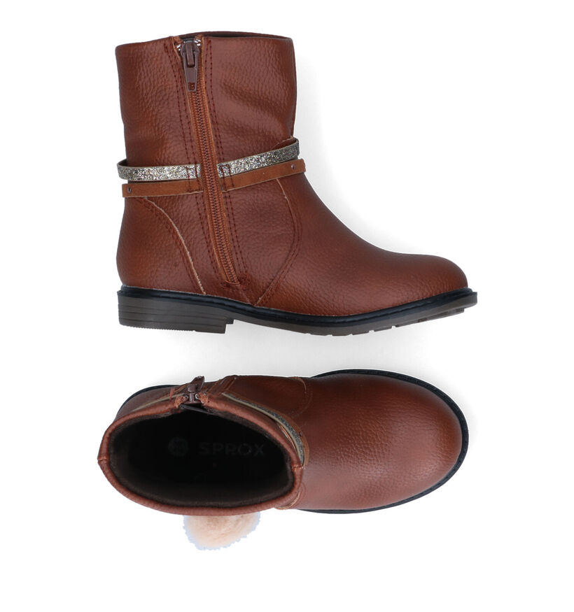 Sprox Bottes courtes en Cognac pour filles (313593)