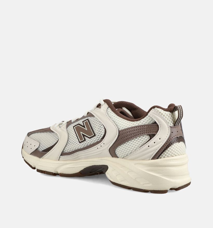 New Balance MR 530 Ecru/Bruine Lage Sneakers voor heren (375112) - geschikt voor steunzolen