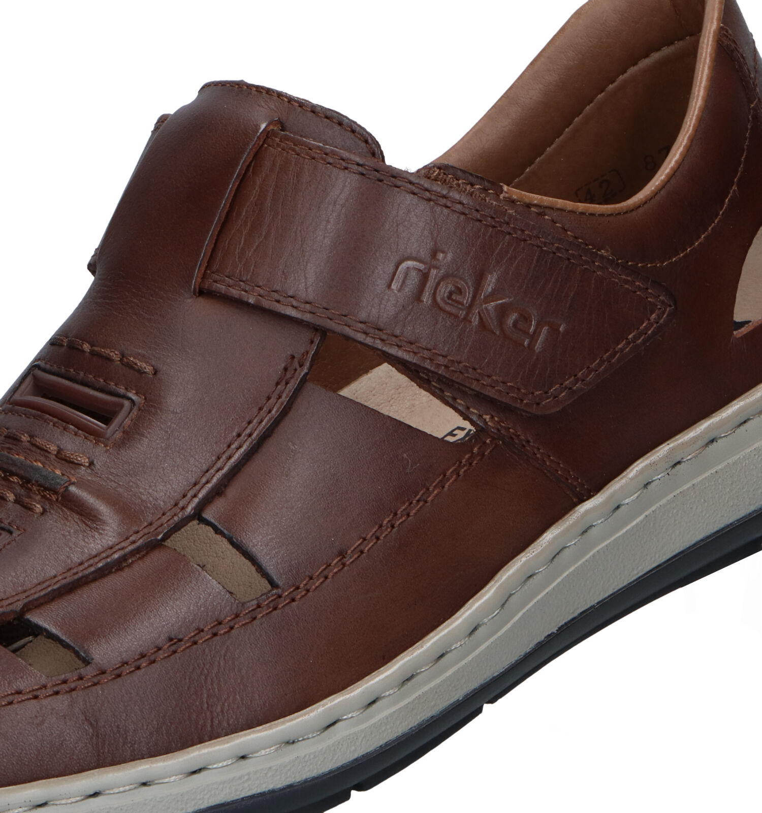 Rieker Bruine Open Schoenen Heren Lage schoenen Online op TORFS.BE