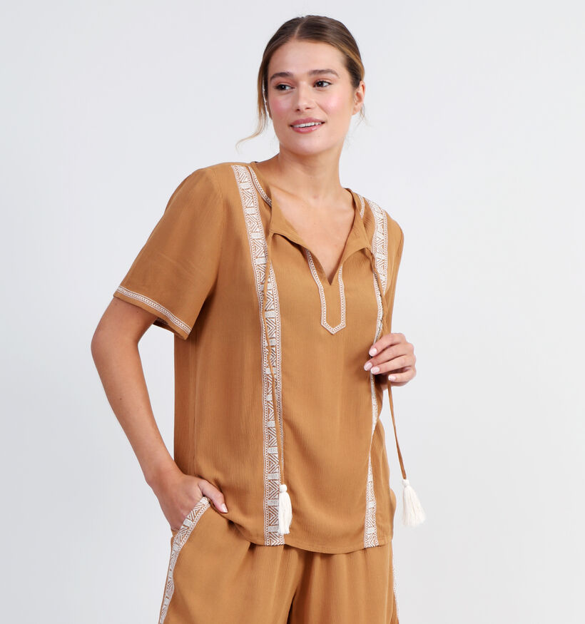 Vila Michelle Cognac Blouse voor dames (328699)